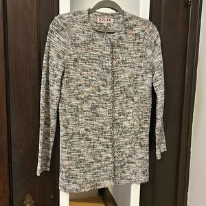 Anthropologie Dolan Cheetah Zip Up
